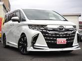 トヨタ　アルファードハイブリッド エグゼクティブラウンジ 禁煙車 モデリスタエアロ ４ＷＤ 純正ナビ 純正後席モニ