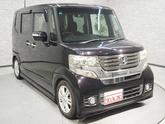 ホンダ　Ｎ－ＢＯＸカスタム Ｇ・Ｌパッケージ ワンオーナー 禁煙車 ローダウン 両側電動スライドドア ナビ装
