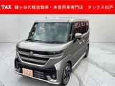 スズキ　スペーシアカスタム ハイブリッドＸＳターボ 届出済み未使用車 ターボ車両 全方位モニター付きメモリー