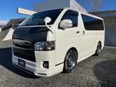 トヨタ　ハイエースバン  社外８インチナビ＆地デジ・バックモニター・社外エアロ・社外１７ＡＷ・ＬＥＤライ