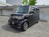 ホンダ　Ｎ－ＢＯＸカスタム Ｌ 純正ナビ＆地デジ・バックモニター・ホンダセンシング・オートスライドドア・レー