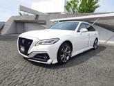 トヨタ　クラウンハイブリッド ＲＳアドバンス Ｆｏｕｒ モデリスタエアロ＆マフラー・純正ナビ・黒革エアーシート
