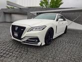 トヨタ　クラウンハイブリッド ＲＳ リミテッド モデリスタＦ＆Ｒエアロ＆マフラー・カールソン１９ＡＷ・車高調サ