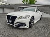 トヨタ　クラウンハイブリッド ＲＳアドバンス モデリスタエアロ・純正ナビ・パノラミックビューモニター・黒革エア