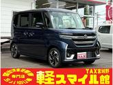 スズキ　スペーシアカスタム ハイブリッドＸＳ ／両側オートスライド／運転席助手席シートヒーター／電動パーキン