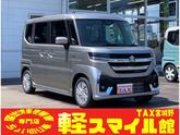 スズキ　スペーシアカスタム ハイブリッドＧＳ 純正９インチ全方位モニター付ナビ 届出済未使用車／衝突被害軽減