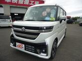 スズキ　スペーシアカスタム ハイブリッドＸＳ 両側オートスライドドア ステアリングヒーター スマートキーフロ