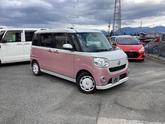 ダイハツ　ムーヴキャンバス Ｘメイクアップリミテッド ＳＡＩＩＩ メモリーナビ 全周囲カメラ オートハイビー