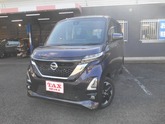 日産　ルークス ６６０ ハイウェイスターＸ 純正ナビ／フルセグＴＶ／アラウンドモニター付 パープ
