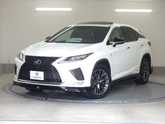 レクサス　ＲＸ ４５０ｈ Ｆスポーツ ４ＷＤ ＴＲＤエアロ／マフラー サンルーフ ホワイトノーヴ