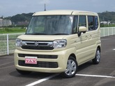 スズキ　スペーシア ６６０ ハイブリッド Ｇ スマートキー・禁煙車 シフォンアイボリーメタリック
