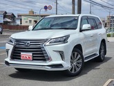 レクサス　ＬＸ ５７０ ４ＷＤ ＳＤナビ・フルセグ・ＯＰ２１インチアルミ・マークレビンソン・リア