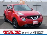 日産　ジューク １．５ １５ＲＸ スマーキー・純正ナビ／ＴＶ・Ｂカメラ・ドラレコ パッションレッ