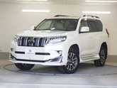 トヨタ　ランドクルーザープラド ２．７ ＴＸ Ｌパッケージ ４ＷＤ サンルーフ モデリスタエアロ ホワイトパール