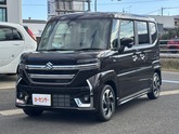 スズキ　スペーシア ６６０ カスタム ハイブリッド ＸＳ 届出済未使用車 ブレーキサポート 両側パワ