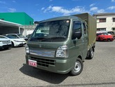スズキ　キャリイ ６６０ スーパーキャリイ Ｌ ３方開 幌車両・ＥＴＣ アイビーグリーンメタリック