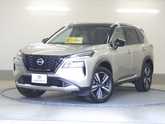 日産　エクストレイル １．５ Ｇ ｅ－４ＯＲＣＥ ４ＷＤ 全方位カメラ ナビ／ＴＶ 革 シェルブロンド