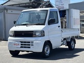 三菱　ミニキャブトラック ６６０ ＶＸ－ＳＥ エアコン付 ４ＷＤ ５速マニュアル 三方開 作業灯 ゴムマッ