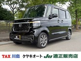 ホンダ　Ｎ－ＢＯＸ カスタム ６６０ 純正ナビ＆ａｍｐ；ＴＶ ドラレコ シートヒーター クリスタルブ