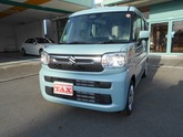 スズキ　スペーシア ６６０ ハイブリッド Ｘ 新車保証付き オフブルーメタリック