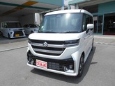 スズキ　スペーシア ６６０ カスタム ハイブリッド ＸＳ 新車保証付き ピュアホワイトパール