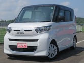 三菱　ｅＫスペース ６６０ Ｇ ・純正ナビＴＶ・バックカメラ・左電動・禁煙 ホワイトパール／オークブ