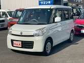スズキ　スペーシア ６６０ Ｇ スマートフォン連携ナビゲーション装着車 メモリーナビ Ｂカメラ ワン