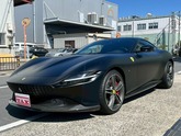 フェラーリ　ローマ Ｆ１ ＤＣＴ マットブラック・カーボンパーツ ブラック