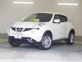 日産　ジューク １．５ １５ＲＸ Ｖセレクション エマージェンシーブレーキ ブリリアントホワイト
