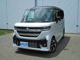 スズキ　スペーシア ６６０ カスタム ハイブリッド ＸＳターボ 全方位ナビ 両側ＰＳ 衝突軽減 メー