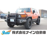 トヨタ　ＦＪクルーザー ４．０ ４ＷＤ 純正ＳＤナビＴＶ 社外１７ＡＷ サイドステップ オレンジツートン